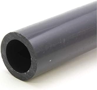 PVC Pipe Schedule 80 Industrial Grade Grey 1 Inch (1.0) - 5FT Gray