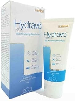 NEW Hydravo Skin Renewing Moisturizer Cream | Long Lasting, Light Weight And Paraben free (50 g)