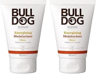 BULLDOG SKINCARE - Energising Moisuriser For Men Brightens and Hydrate 100 ml (Pack of 2)