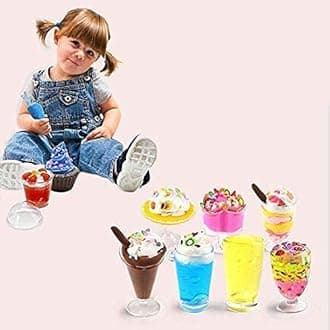 YBN 24 Pcs Slime & Clay Combo - Kids Slime Set with Air Clay