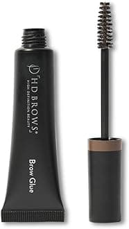 HD BROWS Brow Glue Brow Setting Gels Extreme Hold Gel, Light Ash Brown