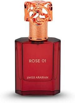 Swiss Arabian Rose 01 - Luxury Products From Dubai - Long Lasting, Addictive Personal EDP Spray Fragrance - Seductive Signature Aroma - 1.7 Oz
