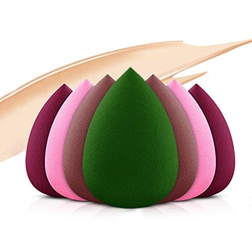 LanMa 8pack Makeup Blender Beauty Sponge set,Multi-Purpose,Flawless for Liquid, Creams, and Powders,Pro Foundation Sponges Multi-Color