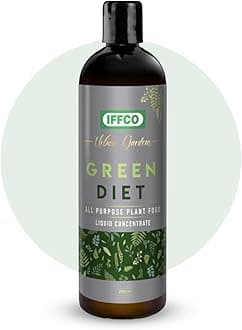 - IFFCO Urban Gardens - Green Diet - 500 ML - Organic Plant Food For Potted Indoor & Outdoor plants, Balanced Macro & Micro Nutrients, Water Soluble (500 Ml)