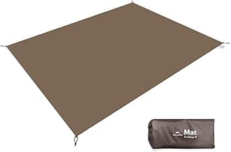Village Tent Footprint,Waterproof PU 3000mm Wear-Resistant Groundsheet Floor Mat