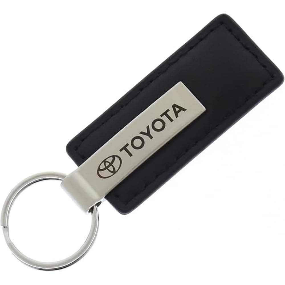 Au-TOMOTIVE GOLD Rectangular Leather Key chain for Toyota