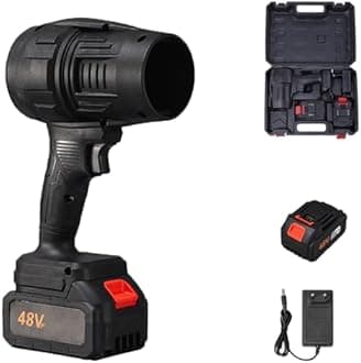 Pro Blower, Cordless Leaf Blower, Turbo Blowers 2.0, Super Power Air Duster for Yard/Patio/Car Cleaning (Black+1 batterie)