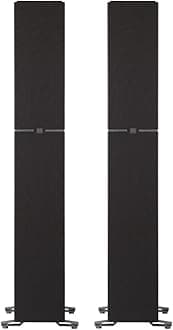 Dymension DM70 Large Tower Speaker, with Adjustable Bipolar Arrays, 4 BDSS Mid/Bass Woofers & Tweeter, 3XR Architecture with 10" Subwoofer, Dolby Atmos/DTS:X Ready (Pair) Black