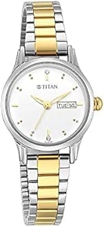 Titan Karishma Analogue Round Silver Dial Metal strap Watches for Women-2656BM01
