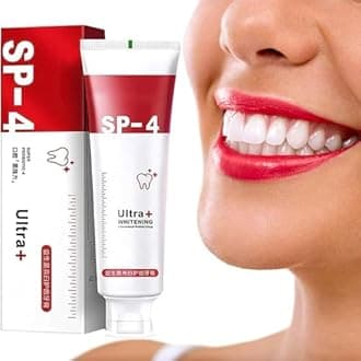 sp 4 toothpaste original Advanced Whitening Formula for Stain Removal and Enamel Protection (50gm Pack Of 1)