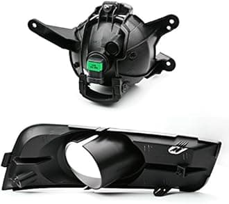 ZMAUTOPARTS Front Bumper Driving Chrome Fog Lights w/Black Bezels Compatible with 2009-2014 Chevy Cruze