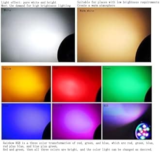 Tree Holding Light - Outdoor Landscape Lights, IP65 Outdoor Waterproof Tree Lighting Lights, AC220V RGB Landscape Garden Tree Lighting, Outdoor LED Surrounding Colored Hoop Tree Spotlight(White,6PCS(7