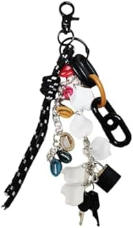 Hongvarey Cute Keychain Charms for Women Keychain Pendant for Purse Handbag Backpacks Fashion Bag Accessories