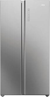 HSW79F18ANMM American Style Fridge Freezer SBS 90 Series 7, Silver, A Rated