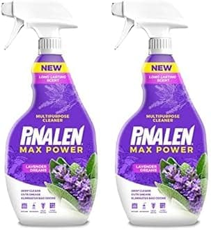 PINALENMax Power Multipurpose Cleaning Spray - (2 Pack) 22 fl oz - Lavender Dreams Scent - All Purpose Cleaner for Kitchen, Bathroom, Floors & Surfaces
