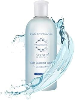 OxygenCeuticals Skin Balancing Toner – Hydrating & pH Balancing Facial Toner with Centella, Lavender & Freesia Extracts, Improves Skin Texture for Oily & Combination Skin 10 fl.oz (300ml)