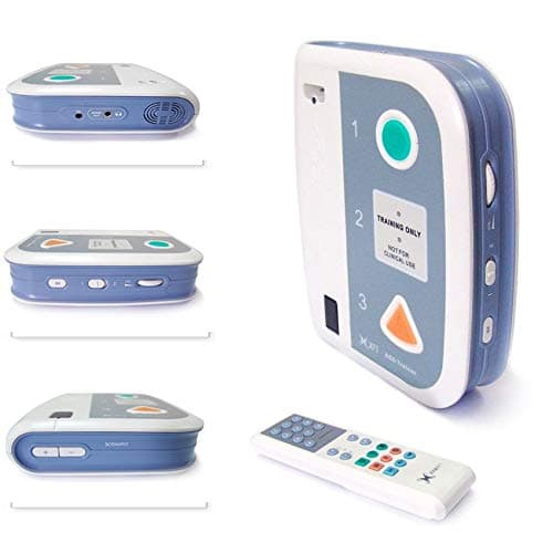 AED Trainer XFT-120C+ First Aid Training Kit CPR Teaching Machine First-aid Defibrillator Training Device Unit Voice Prompts English French Spanish Greek Portuguese Korean Hebrew etc. Languages