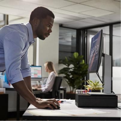 HP Pro 400 G9 Mini PC Desktop Computer, Intel 13th Gen i5-1335U, 64GB RAM, 2TB PCIe SSD, Dual 4K Display Support, USB-C, Ultra-Quiet Design, Wi-Fi 6, Keyboard and Mouse, Windows 11 Pro