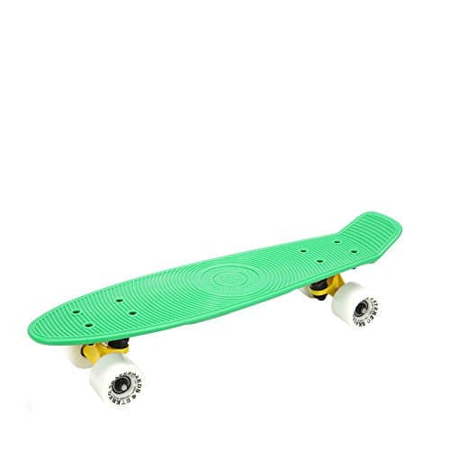 Stereo Vinyl Cruiser Plastic Skateboard CST073 Rasta GITD