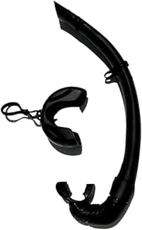 Pro Shot Tidal Roll-up Snorkel for Freediving, Scuba Diving, and Snorkeling