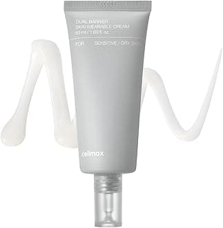 Dual Barrier Skin Wearable Cream | Long Lasting Cream Face Moisturizer with Ceramides, Hyaluronic Acid, Moisturizing, Hydrating, Soothing, Repairing, Day & Night Cream, 50ml