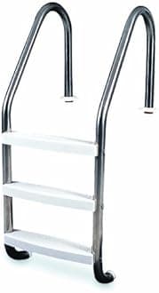 HydroTools by Swimline 3-Step In-Ground Stainless Steel Ladder