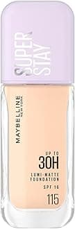 Maybelline New York Super Stay Lumi-Matte Liquid Foundation - 115, Up To 30H Long Wear, Water & Transfer Proof. SuperStay Lumi-Matte Liquid Foundation comes with Non-comedogenic & Vegan Formula | 35ml