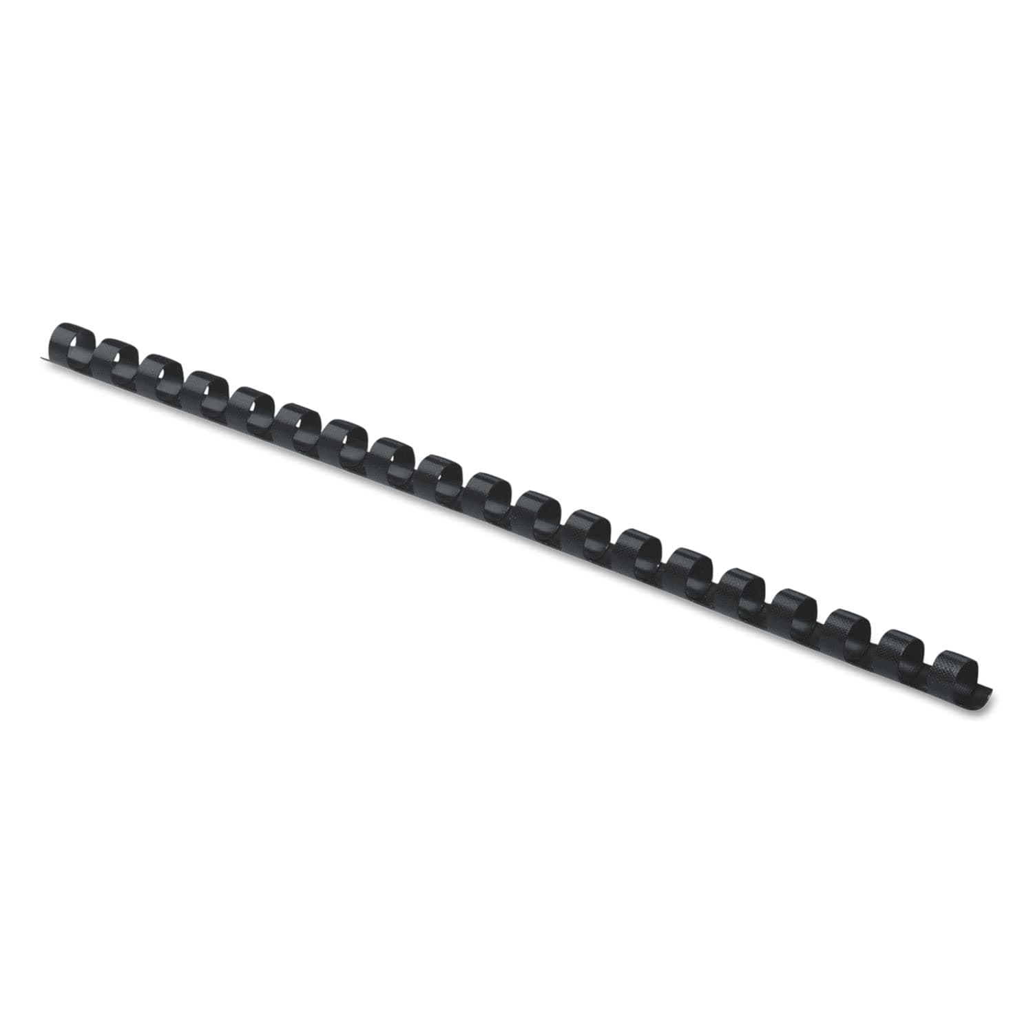 Fellowes Plastic Comb Binding Spines, 1/4 Inch Diameter, Black, 20 Sheets, 100 Pack (52366)