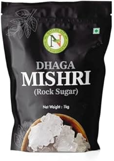 Nature Vit Dhaga Mishri, 1 kg | Rock Sugar | Pure Thread Crystal | Thread Mishri | Mishri Crystal | Dhaga Mishri In Fresh