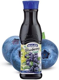 Mala's, Blue Berry Crush, 750 millilitre