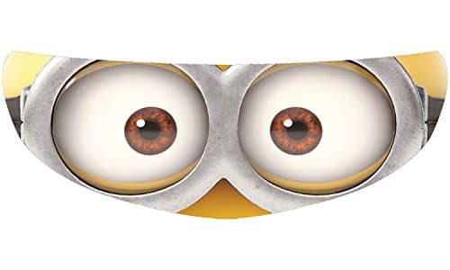 Dave Minion Perforated Motorcycle Helmet Shield Sticker