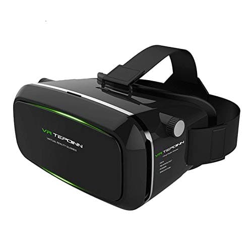 VR Headset TEPOINN Virtual Reality Headset for iPhoneX/ 8/ 8plus/7/7plus/6/6plus/6s/5, Samsung, LG & All Android Smartphone with Magnetic Front Cover, Adjust Strap