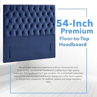 ComfoRest - Elegant 5FT King Size Divan Base NO DRAWER | Durable Frame with Sturdy Support | Functional Design for Modern Bedrooms | Timeless Option for Stylish Spaces (Blue Plush)