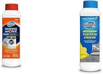 Washing Machine Cleaner, Helps Remove Odor, Buildup, and Limescale, Fresh Scent, 12 Ounce Bottle Dishwasher Magic Disinfectant & Cleaner Lemon 12 Oz