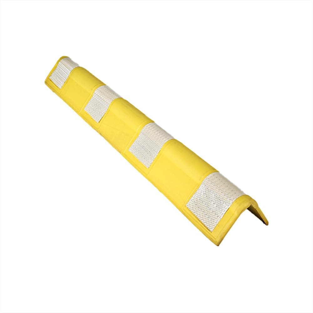 Rubber Wall Corner Guard Edge Protector,Anti-Collision Strip,Super-Thick and Self-Adhesive Garage Wall Guards,80x10x1cm,Yellow