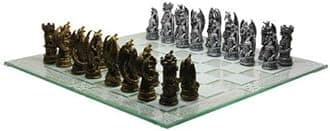 Pacific Giftware Fantasy Dragon Chess Set