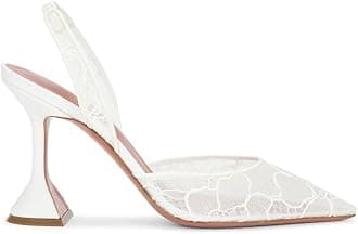 Slingback Mesh Mule Heels for Women with 3.75 Inches Heel