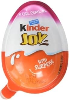 Chocolate Kinder Joy for Girls with Surprise Inside (6-Pack) Delicious Tasty Sold By Kidzbuzz