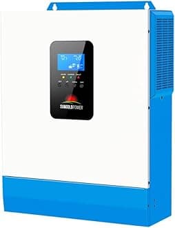 SUNGOLDPOWER UL1741 5000W DC 48V solar inverter All In One,120V AC output Pure Sine Wave Inverter,Built-in 80A MPPT solar charger and 40A AC charger,For home,Cabin,Backup,Off-grid system (NO Parallel)