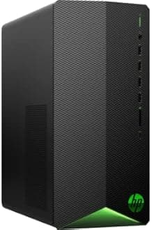 HP Pavilion Gaming TG01-1041na Desktop - AMD Ryzen 5 4600G (6 Cores, 4.2Ghz), GeForce GTX 1650 SUPER 4 GB, 16GB DDR4 RAM, 1TB SSD, Gbit LAN, Wi-Fi 5 & BT 4.2, Free Upgrade to Windows 11 Pro - 4F995EA