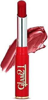 Glam21 Matte Pro Ink Non Transfer Lipstick | Long Lasting | Ultra Pigmented | 03 Bold Red
