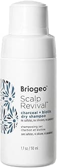 Briogeo Scalp Revival Charcoal + Biotin Dry Shampoo | Dry Shampoo to Absorb Oil | Non-Aerosol | Vegan, Phalate & Paraben-Free | 50G