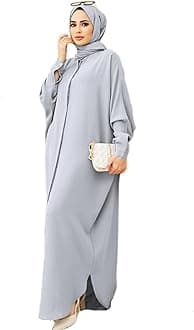 Abayas for Women Muslim Dress Modest Maxi Robe Abaya Kaftan Dresses Eid Prayer Clothes Arabian Islamic Dubai Outfit