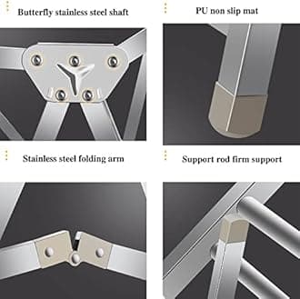 Heated Clothes Airer, Energy Efficient Dry Soon Heated Airer, Portable Heated Airer, Electric Clothes Horse for Bathroom Laundry Room