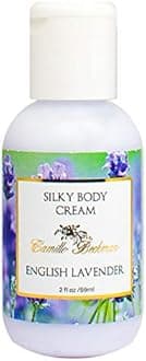 Camille Beckman Silky Body Cream, English Lavender, 2 Ounce
