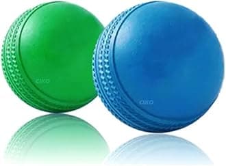 Ciko Rubber Cricket Ball Stumper Match Practice Training | Practice Cricket Ball | Wind Balls | Swing Ball | Indoor & Outdoor Street & Beach Cricket and Gully Cricket Pack of