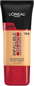 LOREAL COSMETICS Infallible Pro-Matte Foundation Makeup, Golden Beige, 1 Fluid Ounce