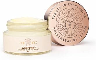 BiE Superpower - Eternal Youth Cream | Fights Signs of Aging & Strengthens Skin Barrier | Almond Oil, Stem Cells & Squalane | Unisex | 20gm