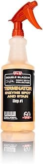 P & S PROFESSIONAL DETAIL PRODUCTS - Terminator Enzyme Spot and Stain Remover - Perfect for Deodorizing, Removing Embedded Soils, Grease, Dirt, and Protein-Based Stains; Fresh Scent (1 Quart)
