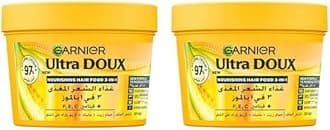 Ultra Doux Hair Food Nourishing Banana 3-in-1 Hair Mask For Dry Hair 390ML (Pack of 2)